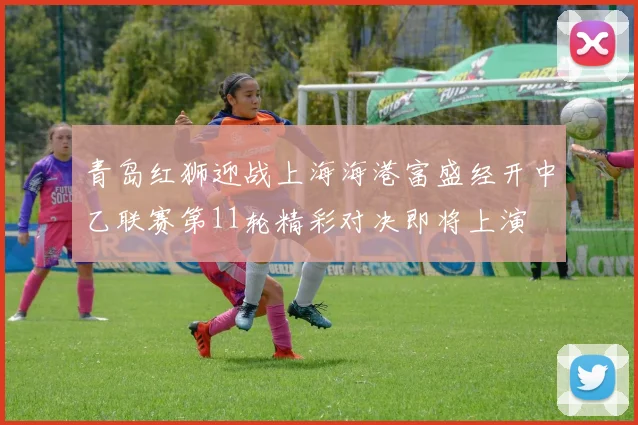 青岛红狮迎战上海海港富盛经开中乙联赛第11轮精彩对决即将上演